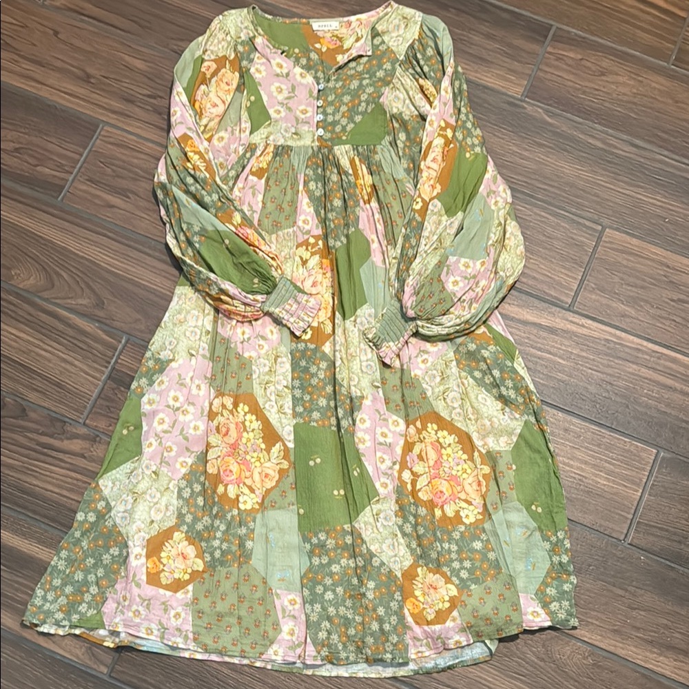 Spell Freda Boho Green Dress